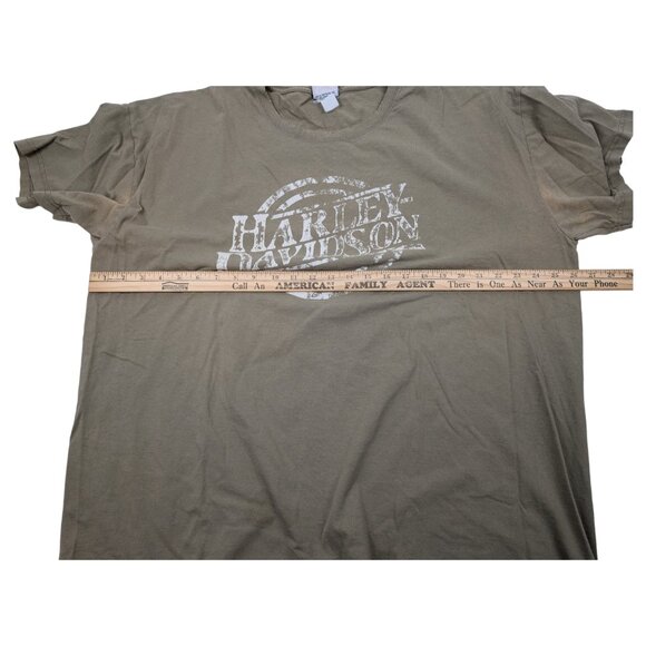 Harley Davidson Heart of Dixie Pelham Alabama Shirt Distressed - Picture 10 of 11